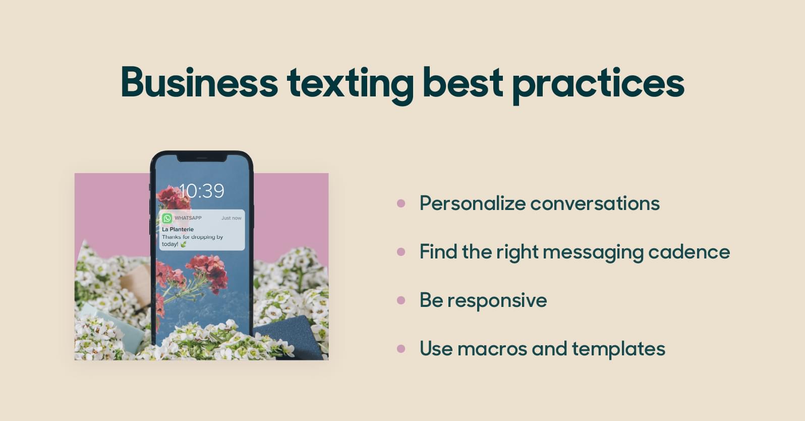 Best practices for business text messaging
